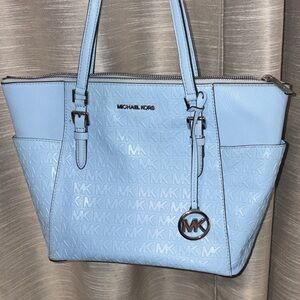 Michael Kors Sky Blue Signature Tote